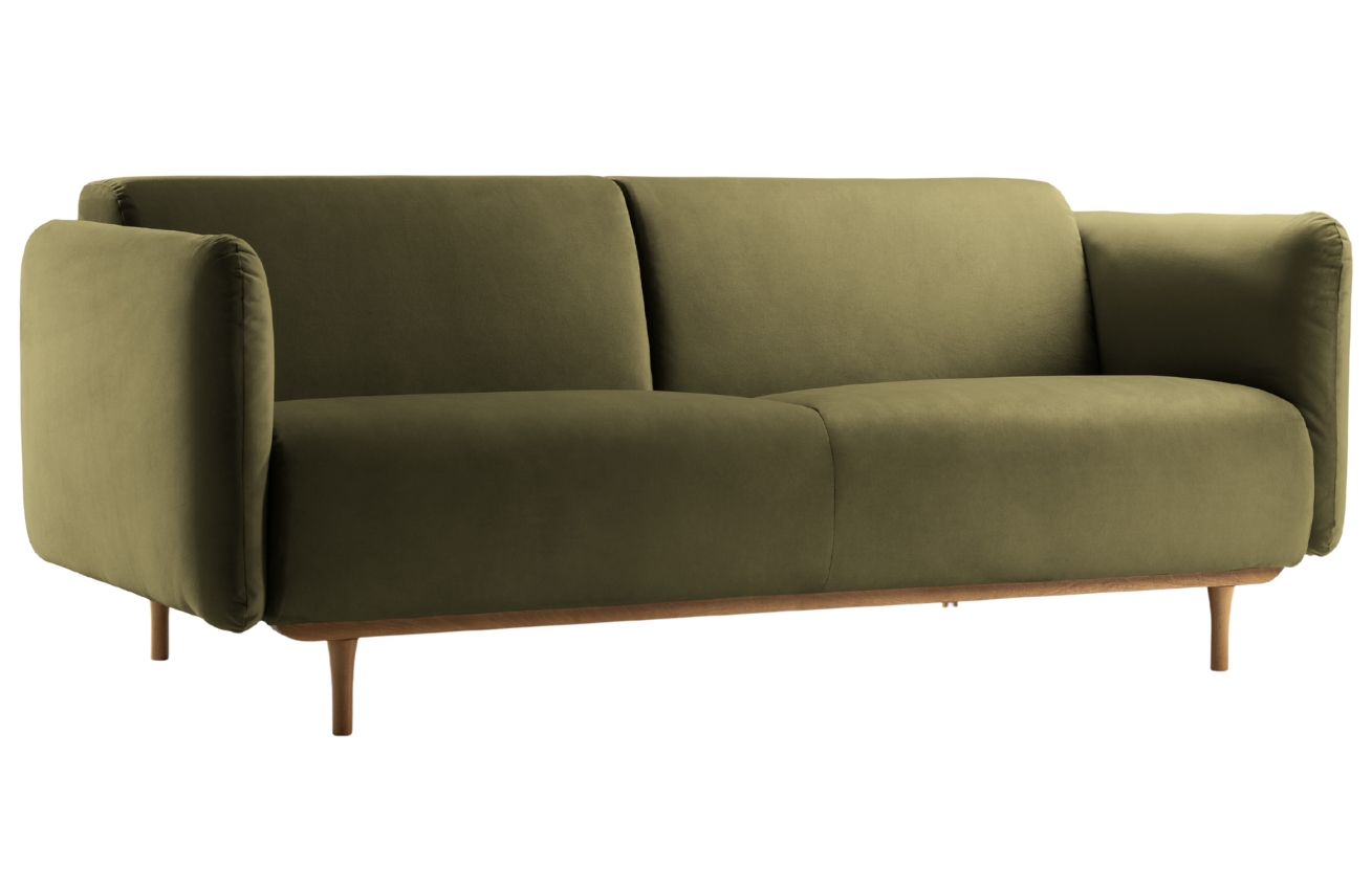 Micadoni Sametová pohovka Noomi 196 cm