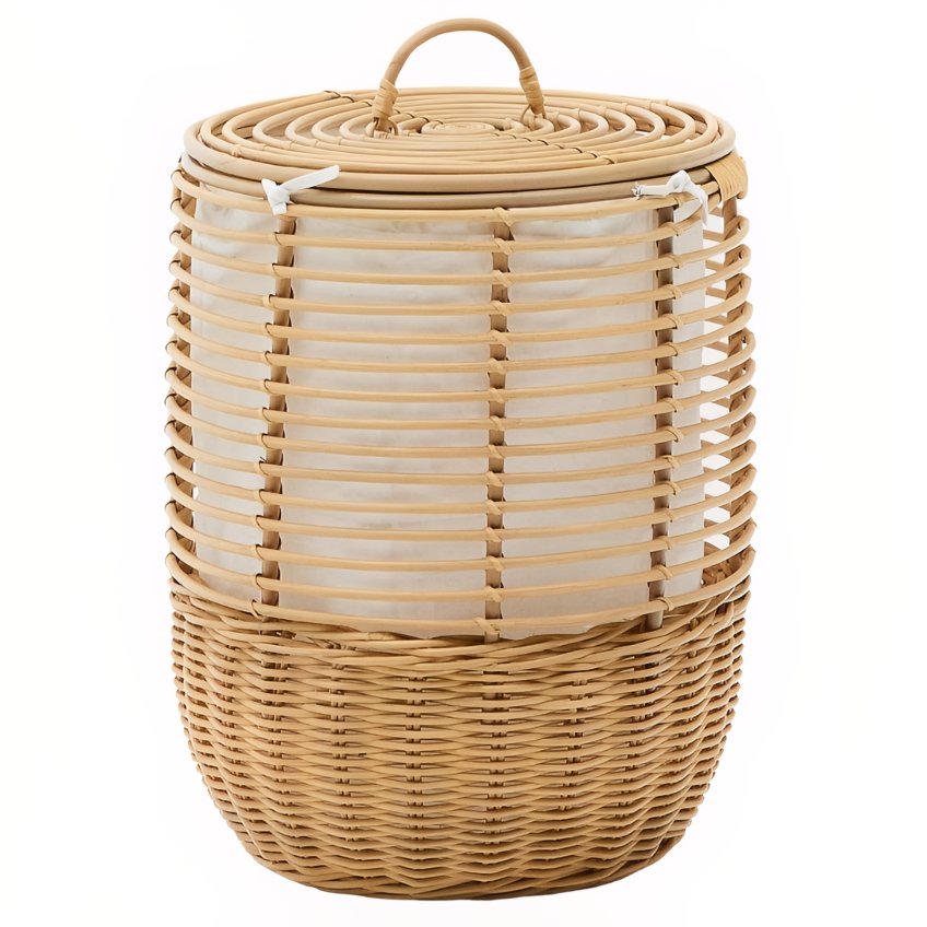 Ratanový koš na prádlo Kave Home Liora