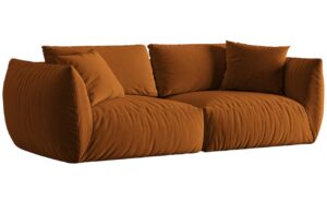 Micadoni Sametová pohovka Chris 260 cm