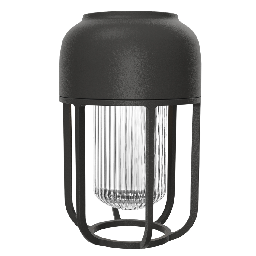 Houe Černá kovová solární LED lampa Light No. 1
