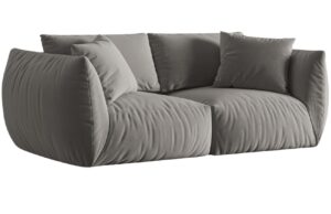 Micadoni Sametová pohovka Chris 220 cm