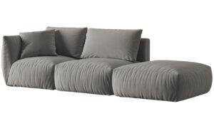 Micadoni Sametová pohovka Chris 315 cm