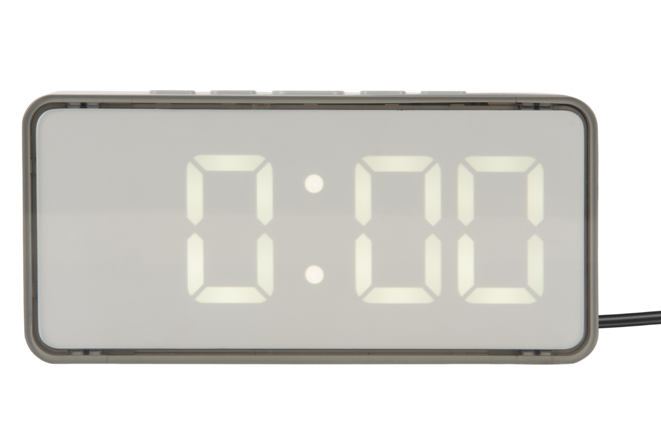 Present time Budík s LED displejem Audaz