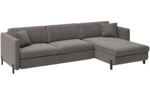 Micadoni Sametová rozkládací pohovka Gloria 260 cm