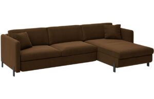 Micadoni Sametová rozkládací pohovka Gloria 280 cm