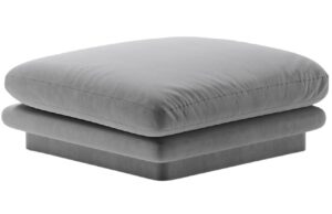 Micadoni Sametová podnožka Torino 80 x 80 cm