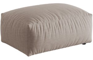 Micadoni Tmavě béžová podnožka Martina 95 x 65 cm