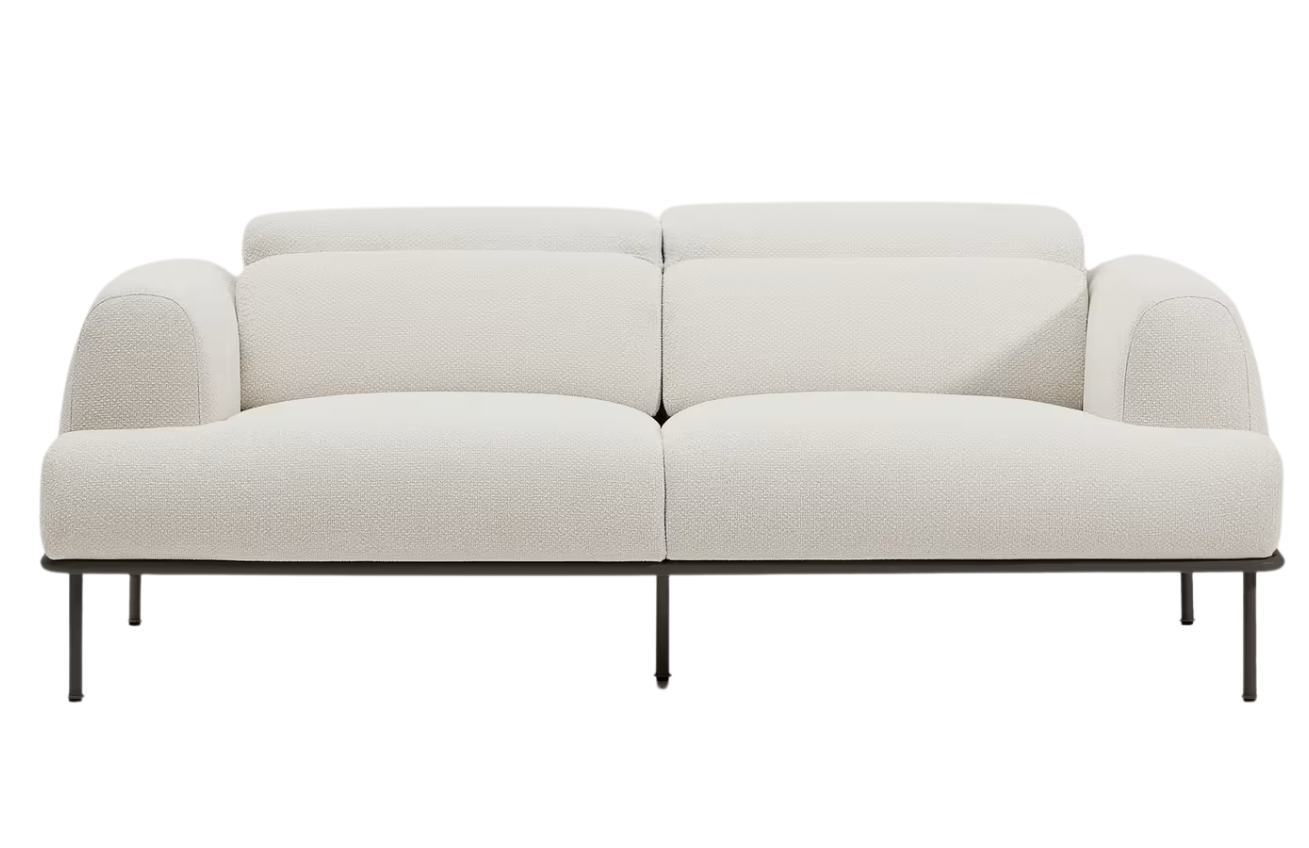 Kave Home Béžová pohovka Aurum II. 214 cm