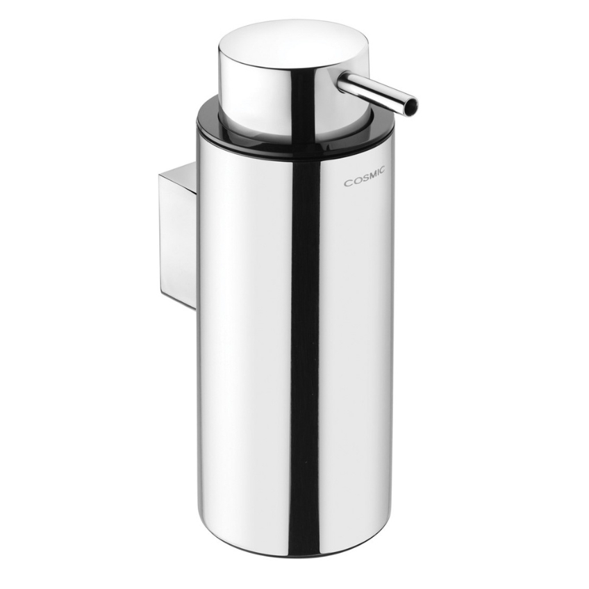 Cosmic Stříbrný kovový nástěnný dávkovač mýdla Logic 200 ml