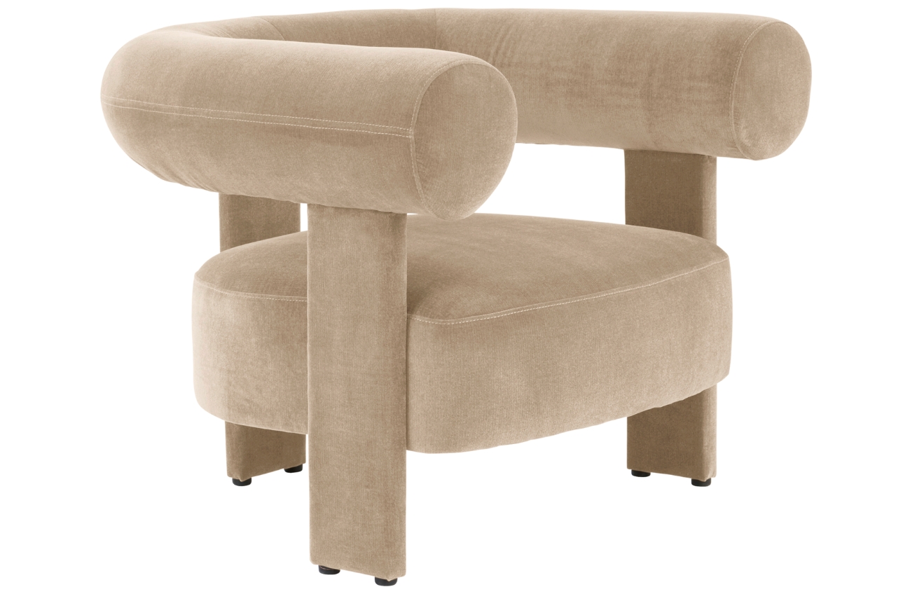 Jotex Béžové čalouněné křeslo SABANA