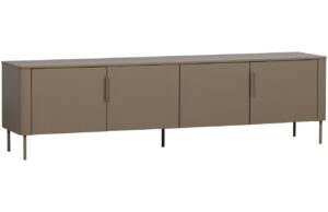 WOOOD Béžovohnědý dřevěný TV stolek Gunnar 200 x 44 cm