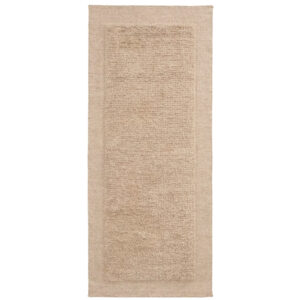 Kave Home Béžový vlněný běhoun Marely 80 x 200 cm