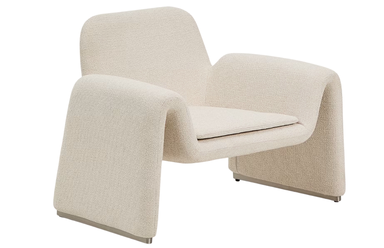 Kave Home Béžové čalouněné křeslo Melvia