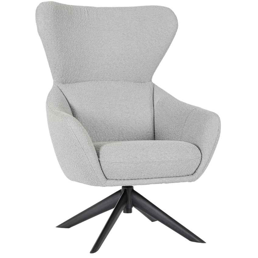 Bizzotto Šedé otočné křeslo Hailey