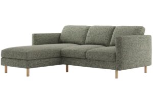 Micadoni Zelená rohová pohovka Eden 250 cm