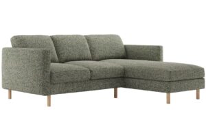 Micadoni Zelená rohová pohovka Eden 250 cm