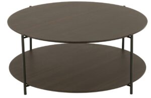 J-line Hnědý konferenční stolek Marcus 93 cm