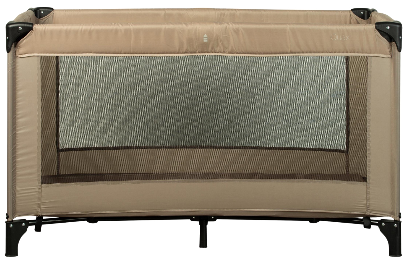 Béžová cestovní postýlka Quax Cot 120 x 60 cm