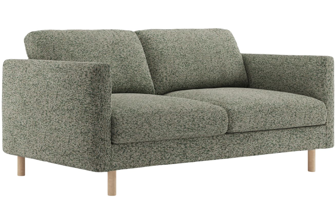 Micadoni Zelená dvoumístná pohovka Eden 146 cm