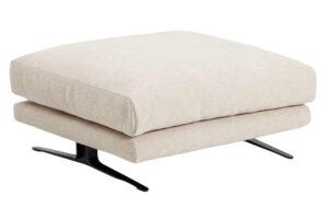 Kave Home Béžová podnožka Veliro 90 x 85 cm