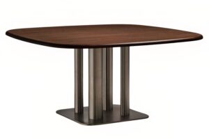 Kave Home Ořechový jídelní stůl Melvar 121 x 121 cm