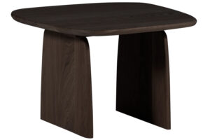 WOOOD Tmavě hnědý dubový konferenční stolek Tablo 60 x 60 cm