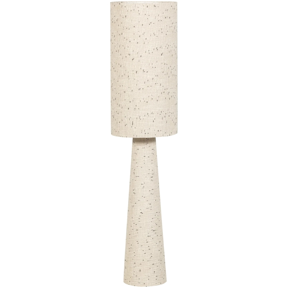 WOOOD Krémově bílá bouclé stojací lampa Loft 130 cm