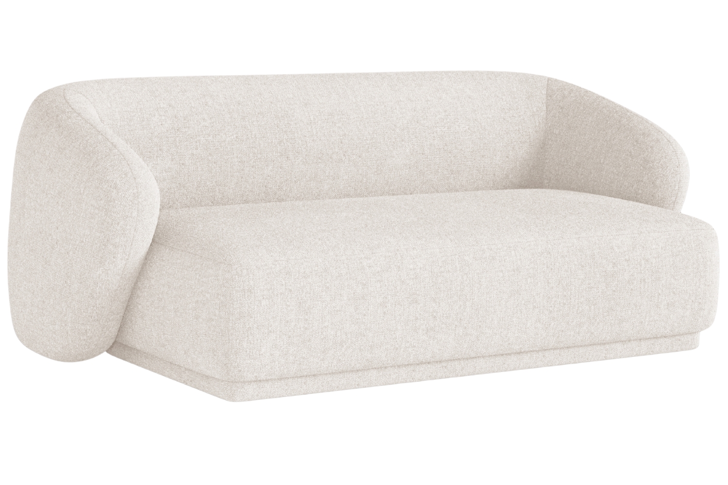 Maison Heritage Světle béžová čalouněná dvoumístná pohovka Jane 180 cm