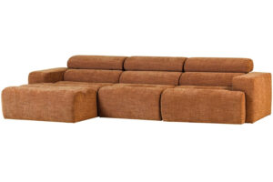 WOOOD Oranžová rohová pohovka Novi 300 cm