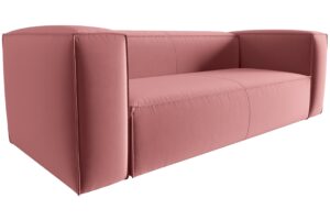 Cosmopolitan Design Růžová sametová trojmístná pohovka Mackay 200 cm