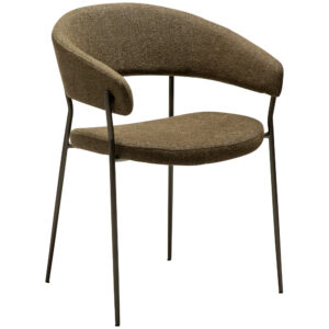 ​​​​​Dan-Form Zelená bouclé jídelní židle DAN-FORM Reboot