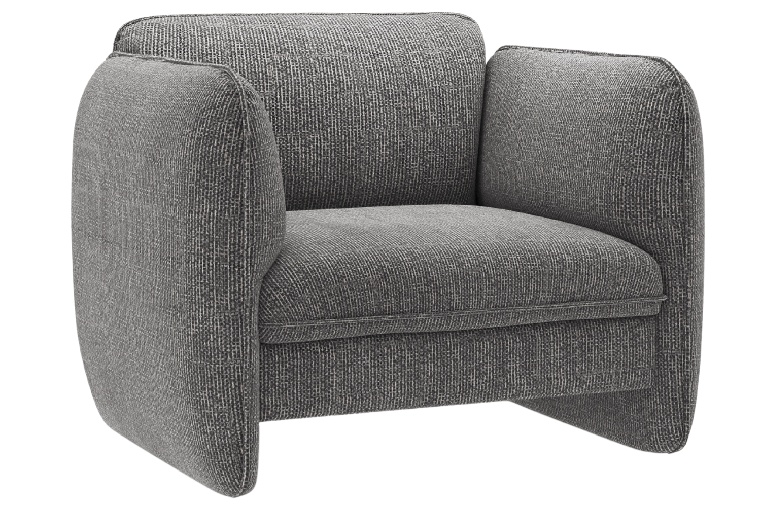 Micadoni Tmavě šedé křeslo Georgia Micadoni Tmavě šedé křeslo Georgia