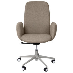 Somcasa Šedohnědá kancelářská židle British