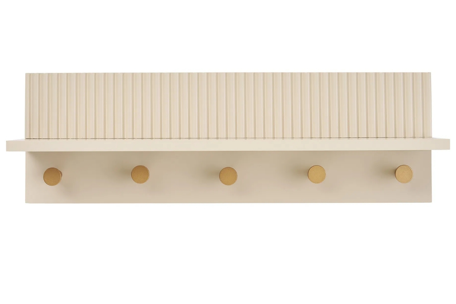 Nordic Living Béžový nástěnný věšák Rokka 50 cm