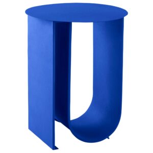 Jotex Modrý kovový odkládací stolek LOSTALLO 40