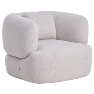 Kave Home Šedé bouclé křeslo Martina