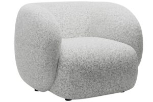 Micadoni Světle šedé křeslo Kate