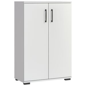 Germania Světle šedá kancelářská skříň Profi 2.0 123 x 80 cm