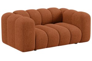 Micadoni Terakotově oranžová dvoumístná pohovka Lupine 170 cm