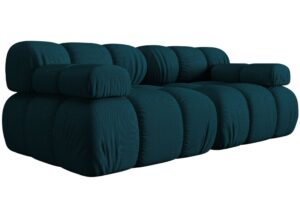 Micadoni Modrá dvoumístná pohovka Bellis 188 cm