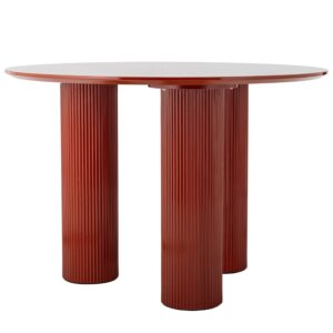 Bloomingville Červený lakovaný jídelní stůl Della 110 cm
