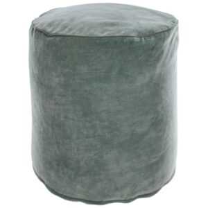 Kave Home Zelený puf Brunetta Ø 40 cm