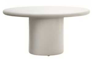 Kave Home Bílý zahradní stůl Canaret 152 cm