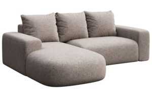 Rodier Šedá rohová pohovka Monce 255 cm