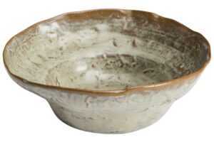 Kave Home Šedý keramický hluboký talíř Alenia 19 cm