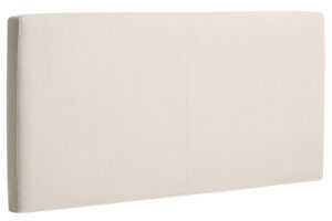 Kave Home Béžové čalouněné čelo k posteli Blok 180 cm