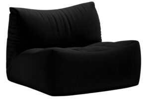 Micadoni Černé sametové křeslo Tove