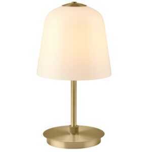 Halo Design Bílá skleněná nabíjecí stolní LED lampa Room 49 28 cm