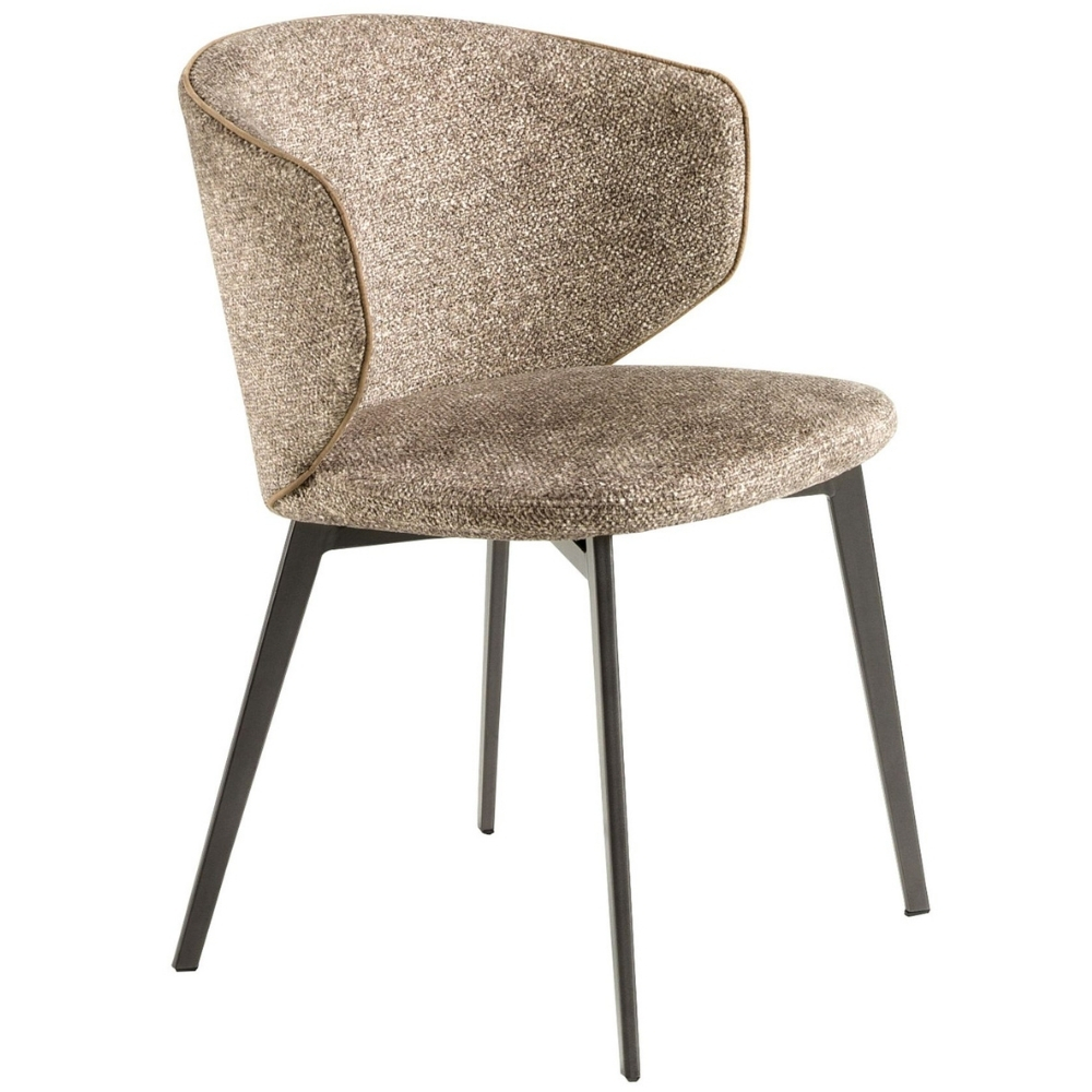 Angel Cerdá Hnědá čalouněná jídelní židle No. 4240