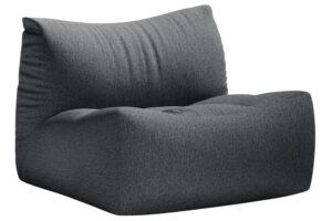 Micadoni Tmavě šedé křeslo Tove